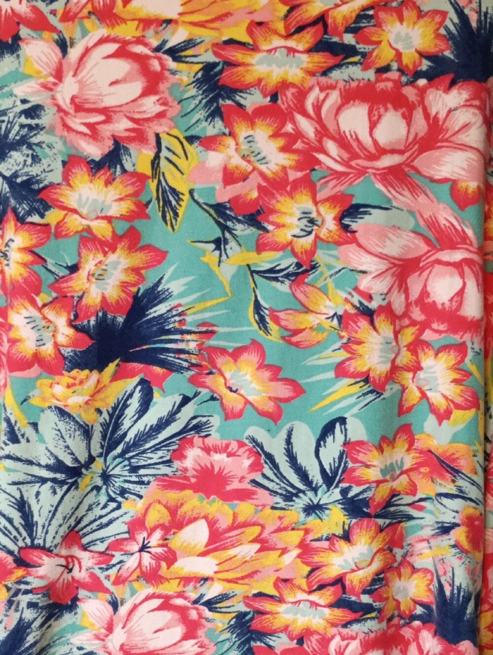 Kiss Tropical Floral Faux Wrap Mini Dress - Picture 5 of 5